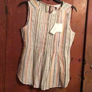 Women’s Sleeveless NWT Linen Top - XS